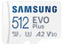 Samsung EVO Plus Flash memory card (microSDXC to SD adapter included) 512 GB